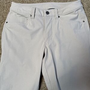 Lululemon Pants Men's ABC 5 Pocket Slim Fit Beige Sz 28 Performance Utilitech